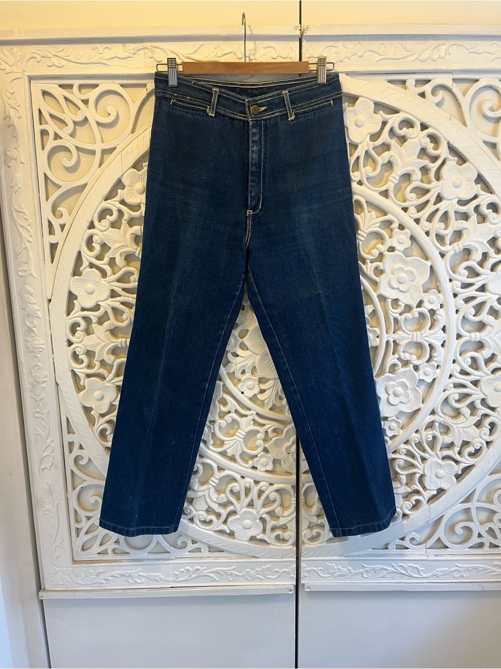 Vintage Givenchy Paris High Rise Straight Leg Jeans Dark Wash Size 30